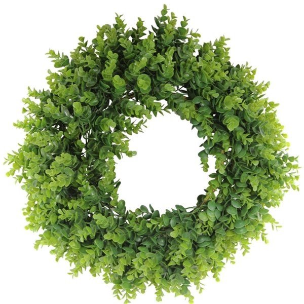 Admired By Nature 21 in Eucalyptus Wreath Spring Wall Door Decoration Green GFW8053NATURAL